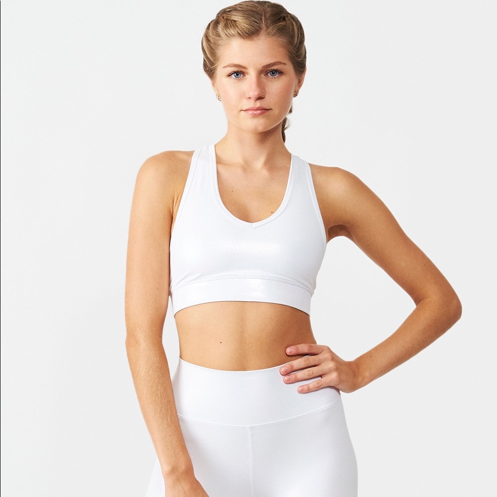 Luminous Angel aura sport shine bra top